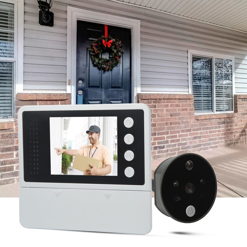 2.8in Digital Door Viewer Smart Peephole Doorbell Camera Infrared Night