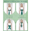 Glitopper Women Satin Waist Belts Dress Sash Waist Belt for