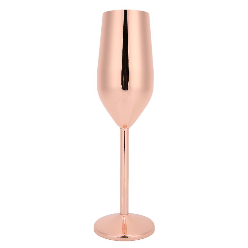 304 Stainless Steel Wine Goblet Champagne Glasses Drinking Cups 220ML