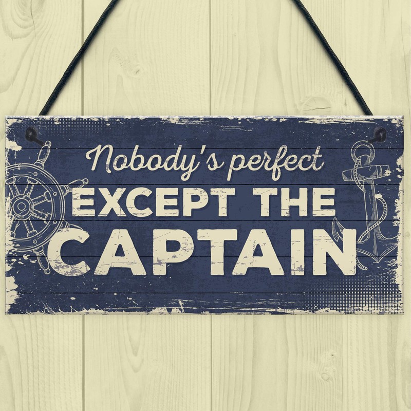 RED OCEAN Nautical Sign Captain Bar Pub Bathroom Man Cave