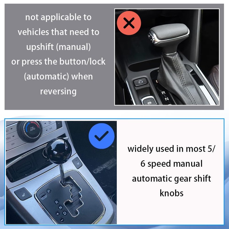 YRMST Shift Knob Thread Adapters Universal M8 X 1.25, M10