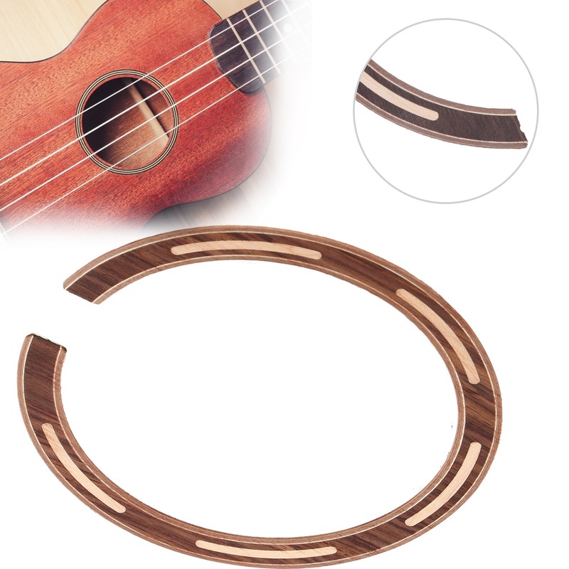 Guitar Soundhole Decal SelfAdhesive Ring Sticker Decoration Accessories Maple Rosewood