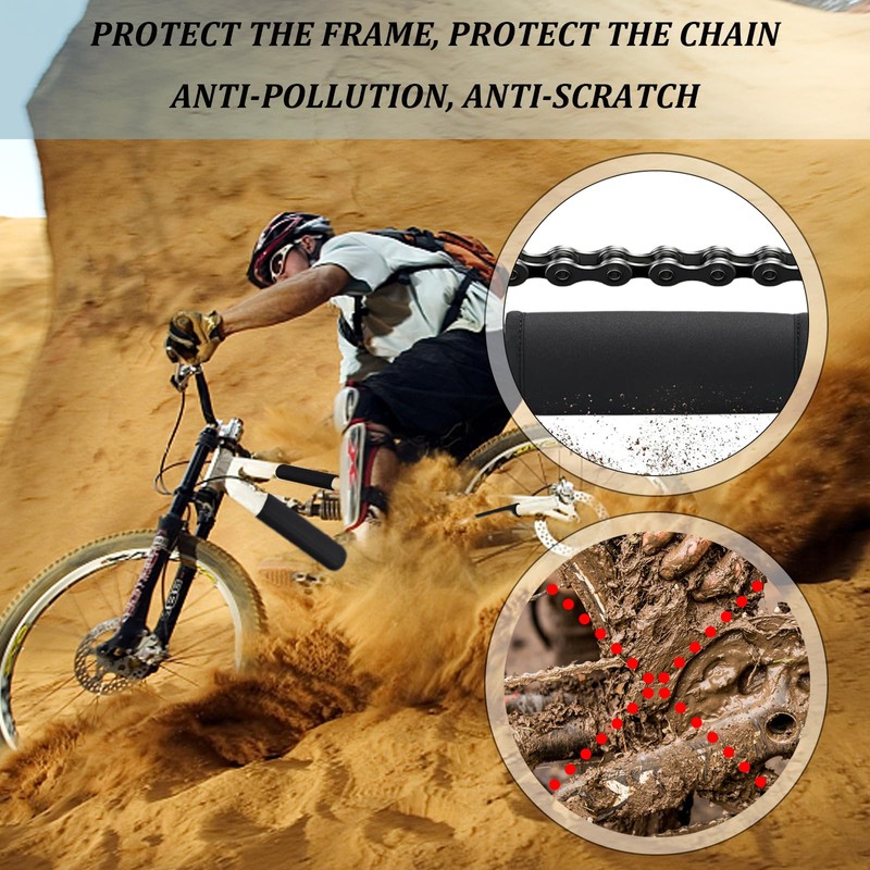 Ruikdly Bicycle Frame Protector, 4 Pieces, Frame Protection Bicycle Carrier,