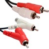 kenable Stackable 2 x RCA Phonos to Phonos Audio Cable