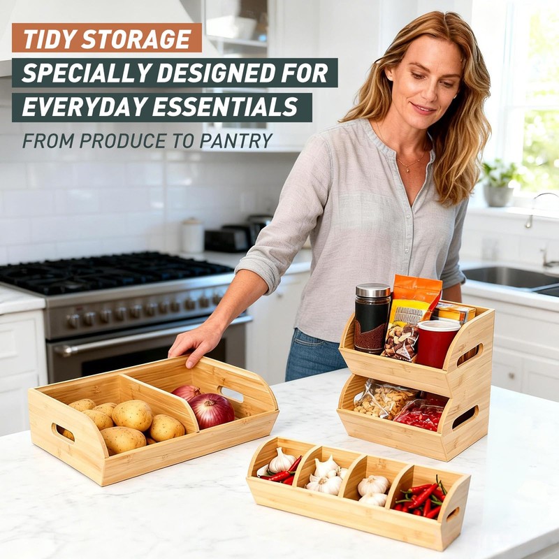 Onion Storage, Potato Storage, Potato and Onion Storage Bin, 3