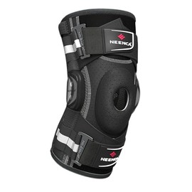 Rodillera profesional NEENCA para el dolor de rodilla, rodillera articulada con sistema de fijación patentado X-Strap, médica para el alivio del dolor, artritis, rotura de menisco, corredores, deporte
