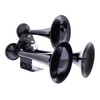 United Pacific 46127 Black 3 Trumpet Train Horn, 12V Heavy-Duty