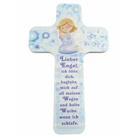 'With "Lieber Angel Children Cross Christening Gift for Boys and Girls Child's Join Me... Turn Cupboard Door or Wall Hanging, from our Baby Gifts and Christening Gift Ideas blue