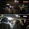 AUTOGINE 8 Piece White Interior LED Lights Kit for Toyota