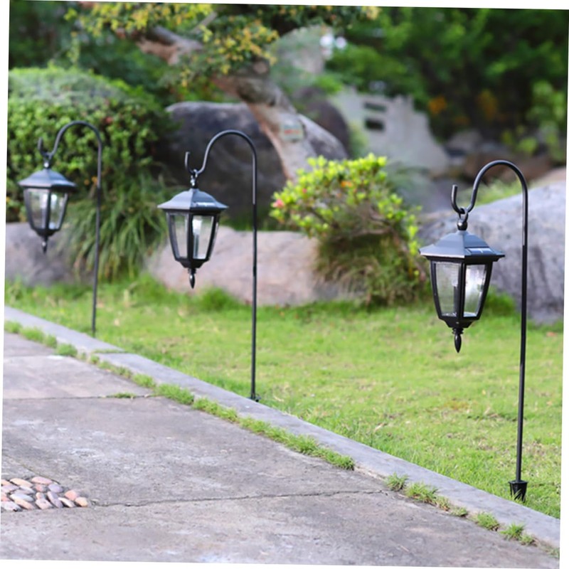 Sosoport Shepherd Hook for Outdoor Hanging Durable Garden Stake Hanger