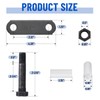 Racewill Trailer Shackle Kit, Tandem Axle Trailer Kit for Double