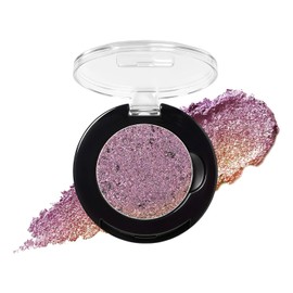 YiGuMy Refillable Eyeshadow Palette - Matte/Glitter/Duo-Chrome Pressed Powder & Cream Formula, Neutral/Shimmer/Smokey Multichrome, Travel-Friendly Iron Pan Refills (Chameleon, D46)