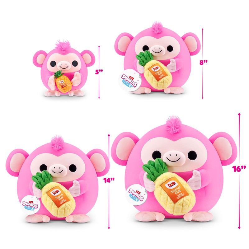 Snackles Series 2 Wave 2, Snack Swap, Monkey, 35 cm