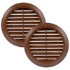 Vent Systems - Pack of 2-4'' Inch Brown Soffit Vent