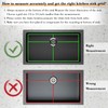 jkxoo 23’’ x 13’’ Sink Protectors for Kitchen Sink, Stainless