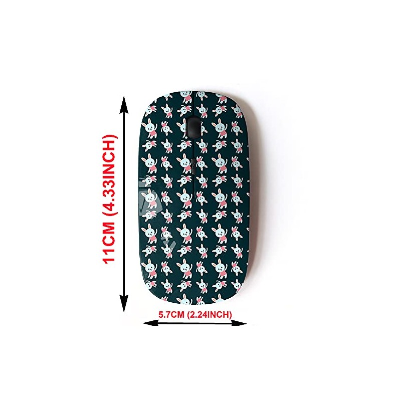 2.4G Wireless Mouse with Cute Pattern Design for All Laptops