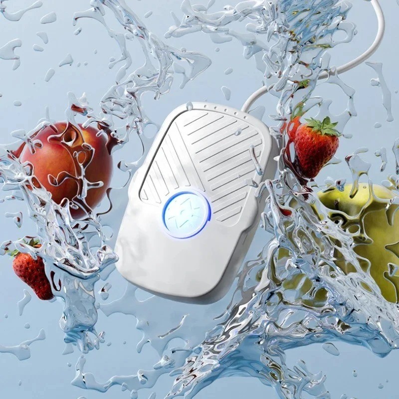 Toolzia Portable Ultrasonic Fruit and Vegetable Cleaner IPX7 Waterproof Food