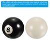 PATIKIL 2-1/4" #8 Balls, Billiard Replacement Balls, Set of 2,