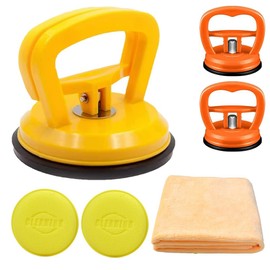 MichPong Dent Puller, Dent Repair Puller, 3 Pack-Powerful Traceless Dent Removal for Repairing Cars Computer Screen Glass Tiles Mirror Lifting and Objects Moving (Orange)