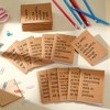 Spakon 50 Pcs Funny Kraft Paper Cover Notepads with Sarcastic