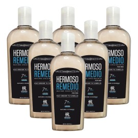 6 Shampoo Anticaida Crecimiento Caspa Reparador Hombre 7en1