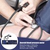 Manuelle Blutdruckmanschette und Stethoskop Kit, Professionelles Oberarm Aneroid-Blutdruckmessgerät mit Einkopf-Stethoskop,
