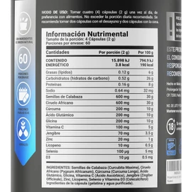 Pros Platinum de 240 Cápsulas con Ciruelo Africano, Cúrcuma, Semillas de Calabaza, Ácido Glutámico, Glicina. Pros Platinum B Life.