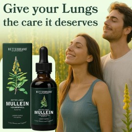 Mullein Gotas Extracto Hoja De Gordolobo Limpieza Pulmones