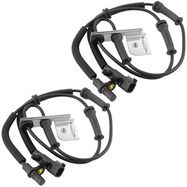 2pcs Front ABS Wheel Speed Sensor Compatible with 2012-2020 Dodge Grand Caravan, 2012-2016 Chrysler Town&Country, 2012-2015 Ram C/V ABS Sensor