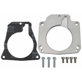 ICT Billet LS Drive By Cable Throttle Body Adapter / LS3 4 Bolt Intake to LS1 3 Bolt TB DBC LS2 LH6 L92 L76 LY2 LY5 LY6 LC9 LFA LH8 LMG L98 L9H L20 L94 LZ1 L99 L96 LC8 L77 551511XG