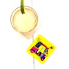 Set of 2 Indian Autorickshaw Coasters | Colorful Desi Art