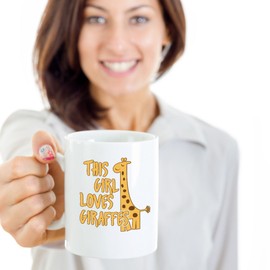 Giraffe Lovers Mug for Women and Girls (11oz)