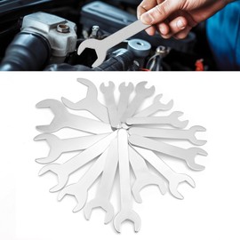 Biqing 14PCS Open End Wrench Set, 2mm Thin Wrench, Spanner Set 4-27mm Auto Repair Furniture Assembly Mini Wrench, Set
