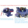 MYTEC Bench Vise or Table Vise, multifunctional jaw, multi-functional Combined