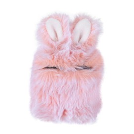 CAXUSD 1pc Cartoon Plush Rabbit Ear Protective Cover for Cute and Fluffy Wireless Earphone Case Scratch Flexible Design for Girls for Occasions