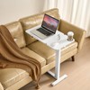 VEVOR Overbed Table, Mobile Bed Side Table with Flip Desktop