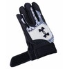 UA Clean Up Batting Gloves 6001310 (002), Black, White, Black,