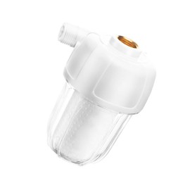 IWOWHERO Household Water Prefilter Scale Shower Water Purifier Shell Design for Easy Monitoring Reduces Sediment Impurities for Enhanced Equipment Lifespan Safe Convenient No Electricity