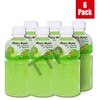 Mogu Mogu Juice with Nata De Coco, Melon Flavored, 6
