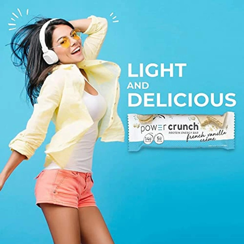 Barra de crnch Pwr, Fr/Vanilla Crm, 1,4 oz (valor a