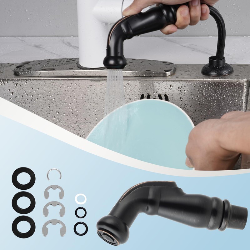 Hygie Rinse Universal Kitchen Side Sprayer Head Sink Sprayer Attachment