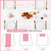 8 Pack White Cheesecloth Table Runner 120 Inch 10FT Boho