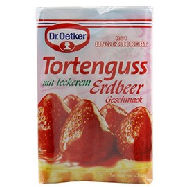 Dr Oetker Tortenguss rot, Erdbeer (red strawberry cake glaze) 36g / 1.27oz