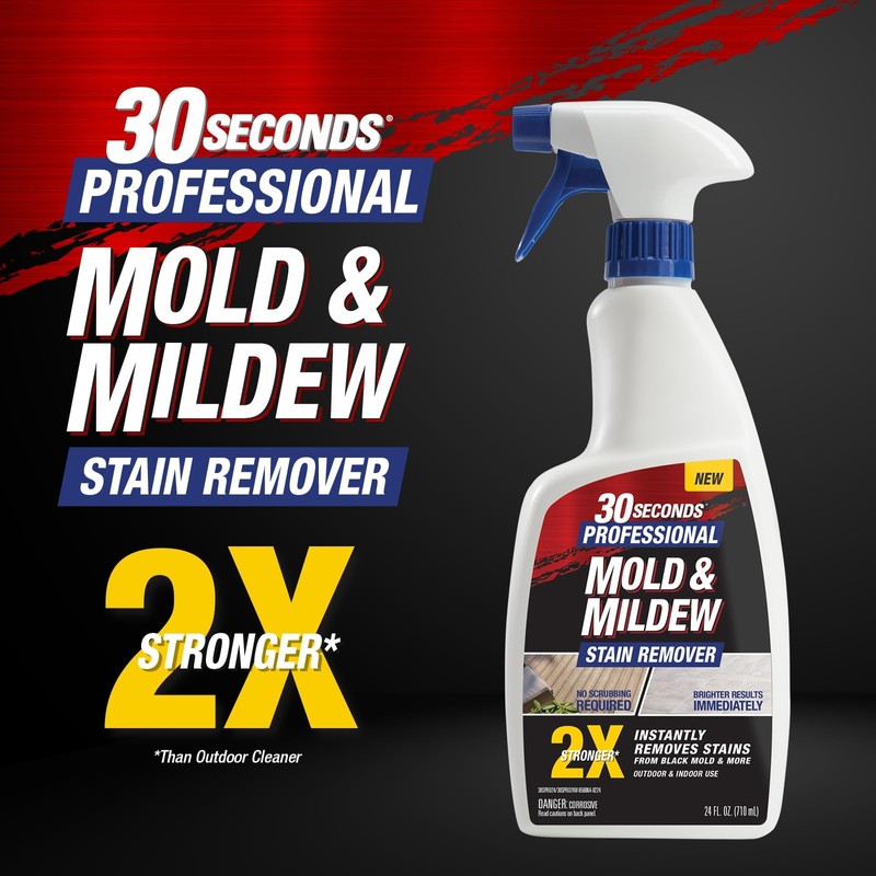30 SECONDS Pro Mold and Mildew Stain Remover | Scrub