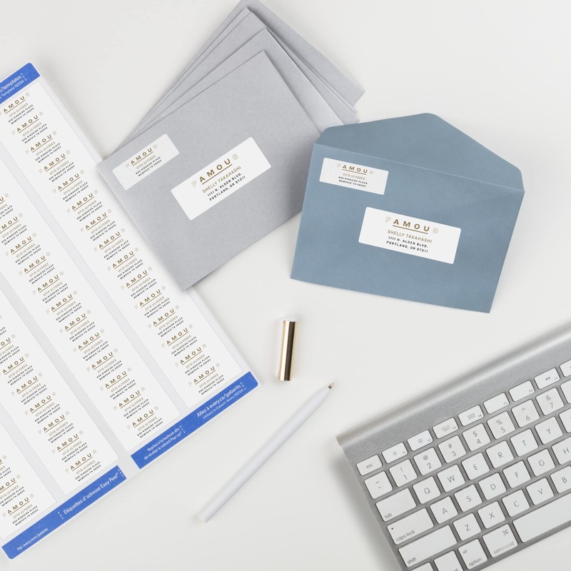 Avery Printable Return Address Labels with Sure Feed, 2/3" x