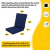 AAAAAcessories Outdoor Seat Cushions for Patio Furniture, Waterproof Replacement Patio