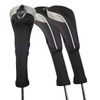 Andux Long Neck Golf Hybrid Club Head Covers with Interchangeable