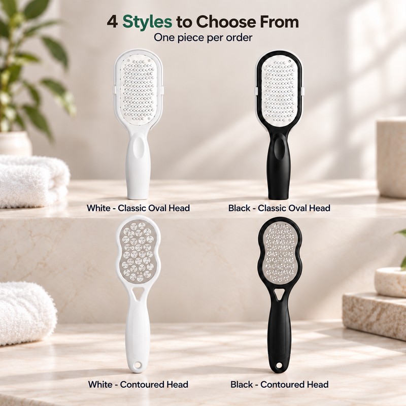 Stainless Steel Foot File Callus Remover – Manual Heel Rasp