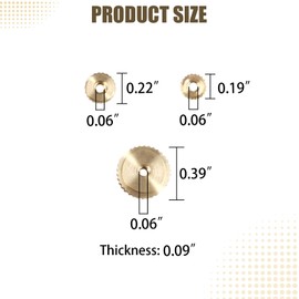 Clock Movement Brass Gear Set, 9-Piece, for Grandfather Clocks and Clock Movements