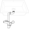 Transolid TSDIK Plastic Sink Drain Install Kit, 12" L x